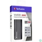 Kép 2/4 - SSD (külső memória), 240 GB, USB 3.2 Gen2, VERBATIM "Vx500", szürke