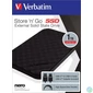 Kép 1/4 - SSD (külső memória), 1TB, USB 3.2, VERBATIM "Storen Go", fekete