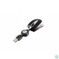 Kép 3/5 - Egér, vezetékes, optikai, kisméret, USB, VERBATIM "Go Mini", ezüst-fekete