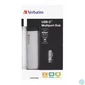 Kép 1/5 - USB elosztó-HUB, USB-C/USB 3.0/HDMI, VERBATIM