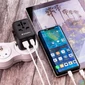 Kép 5/5 - Utazóadapter, univerzális, USB-A(QC 3.0)/USB-C(PD20W)2xUSB, VERBATIM "UTA-02"