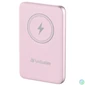 Kép 3/4 - Power bank, mágneses (vezeték nélküli), 10.000mAh, VERBATIM "MCP-10, rózsaszín
