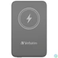 Kép 1/3 - Power bank, mágneses (vezeték nélküli), 10.000 mAh, VERBATIM "MCP-10, szürke