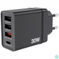 Kép 2/4 - Hálózati töltő, 1xUSB-C PD (20W), USB-A QC 3.0, 2xUSB-A (10W), VERBATIM, fekete