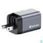 Kép 5/8 - Hálózati töltő, 1xUSB-C PD (35W), USB-A QC 3.0, EU/UK/US, GaN, VERBATIM