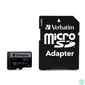Kép 2/3 - Memóriakártya, microSDXC, 128GB, CL10/U3, 90/45 MB/s, adapter, VERBATIM "PRO"