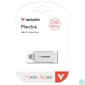 Kép 4/6 - Pendrive, 256GB, USB-C 3.2 Gen1, VERBATIM "Plectra", fehér