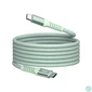 Kép 1/3 - USB kábel, USB-C - USB-C, 1,2 m, 60W, mágneses, VERBATIM, zöld
