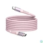 Kép 1/5 - USB kábel, USB-C - USB-C, 1,2 m, 60W, mágneses, VERBATIM, rózsaszín
