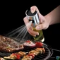 Kép 1/3 - Olaj és ecet permetező spray, rozsdamentes acél, üveg, 100 ml