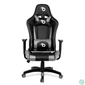 Kép 2/4 - Gamer szék, derékpárnával, fejpárnával, szürke