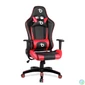 Kép 1/4 - Gamer szék, derékpárnával, fejpárnával, piros
