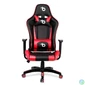 Kép 2/4 - Gamer szék, derékpárnával, fejpárnával, piros