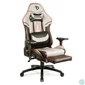 Kép 2/4 - Gamer szék párnával - szürke/fekete/piros- 84 x 52 / 48 x 50 cm