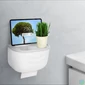 Kép 1/3 - WC-papír tartó szekrény, fehér, 210 x 135 x 135 mm