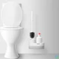Kép 1/3 - WC kefe szett + tároló, 225 x 100 x 135 mm