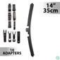 Kép 1/4 - Ablaktörlő 14"/35 cm - 10 db adapterrel