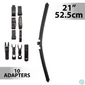 Kép 1/4 - Ablaktörlő 21"/52,5 cm - 10 db adapterrel