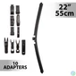 Kép 1/4 - Ablaktörlő 22"/55 cm - 10 db adapterrel