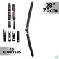 Kép 1/4 - Ablaktörlő 28"/70 cm - 10 db adapterrel