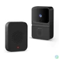 Kép 1/3 - Smart videó kaputelefon szett, Wi-Fi-s, akkumulátoros, HD, fekete
