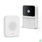 Kép 1/3 - Smart videó kaputelefon szett, Wi-Fi-s, akkumulátoros, HD, fehér