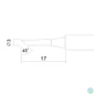 Kép 2/2 - Pákahegy 28003-as pákához, 2 db / bliszter