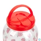Kép 4/5 - Italadagoló csappal, műanyag pohárszettel, 3,8 l, epres