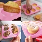 Kép 2/4 - Szilikon muffinsütő-forma, 6 adagos
