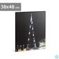 Kép 1/2 - LED-es fali hangulatkép, "Burj Khalifa",  2 x AA, 38 x 48 cm