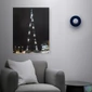 Kép 2/2 - LED-es fali hangulatkép, "Burj Khalifa",  2 x AA, 38 x 48 cm