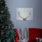 Kép 2/2 - LED-es fali hangulatkép, rénszarvas,  2 x AA, 40 x 30 cm