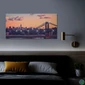 Kép 2/2 - LED-es fali hangulatkép, "New York",  2 x AA, 38 x 78 cm