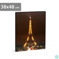 Kép 1/2 - LED-es fali hangulatkép, "Eiffel torony",  2 x AA, 38 x 48 cm