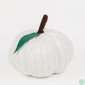 Kép 1/3 - Halloween-i tök dekoráció - fehér - 20 cm