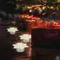 Kép 5/5 - LED-es jégkristály dekoráció - elemes - 4 db / csomag