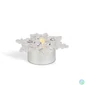 Kép 3/5 - LED-es jégkristály dekoráció - elemes - 4 db / csomag