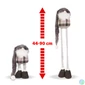 Kép 2/2 - Karácsonyi skandináv manó - teleszkópos lábbal - 44-90 cm