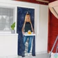 Kép 2/6 - Szúnyogháló függöny ajtóra, mágneses, 100 x 210 cm, horgonyos