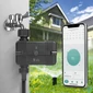 Kép 1/5 - Smart öntözésvezérlő, Wi-Fi, 3/4", max 1700L/h, 4 x AA