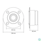 Kép 3/4 - Dome, 1", 70 W • 8 ohm