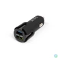 Kép 1/4 - Autós szivargyújtó adapter, 2 x USB aljzattal, 2,4 A, Fekete
