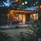 Kép 2/5 - Smart szolár fényfüzér, 84+15 db RGB LED, 14,5 m, bluetooth