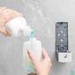 Kép 3/5 - Szappanadagoló, kézzel működtethető, 350 ml, fali, fehér