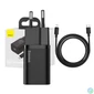 Kép 1/9 - Baseus Super Si USB-C gyorstöltő, 20W, 1 m-es USB-C-Lightning kábellel (fekete)