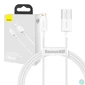 Kép 1/12 - Baseus Superior Series USB-Lightning kábel, 2,4 A, 1 m (fehér)