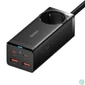 Kép 3/10 - Baseus GaN3 Pro Töltő / elosztó, 2xUSB + 2xUSB-C + AC, 100W (fekete)