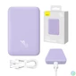 Kép 5/8 - Baseus Magnetic Mini (MagSafe) Powerbank 10000mAh, 20W (lila)
