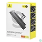 Kép 7/9 - Hub Baseus T-Space USB-C villámkábellel Tesla autókhoz (fekete)