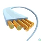 Kép 5/8 - USB kábel Baseus Free2Pull USB-C és iP 20W 1m (kék)